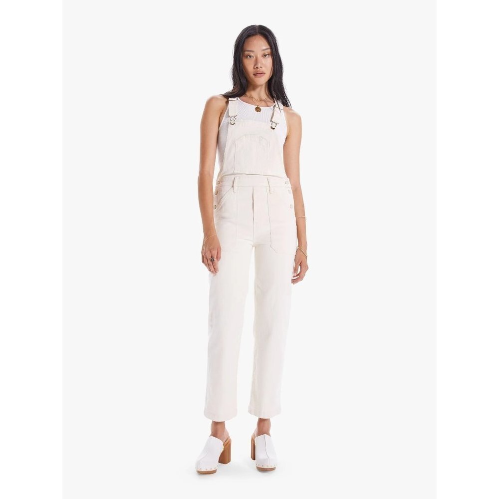 MOTHER Denim the Patch Pocket Overall Ankle in Act Natural, Size Small, NWT!